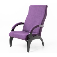 Кресло Мебелик Пиза фиолет/венге