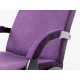 Кресло Мебелик Пиза фиолет/венге