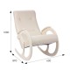 Кресло-качалка Мебелик Блюз мальта 01/молочный дуб