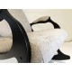 Кресло-качалка Мебелик Санторини серый беж/венге