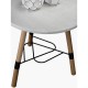 Стол журнальный Мебелик Лючия 3103 серый бетон/бук/дуб дымчатый