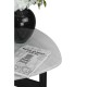 Стол журнальный Мебелик Саут 1Д черный/дуб дымчатый