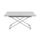 Стол трансформируемый Мебелик Андрэ Хром серый бетон/хром