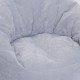 Кресло-мешок DreamBag Пенек Детский микровельвет серый