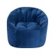 Кресло-мешок DreamBag Пенек Детский микровельвет синий