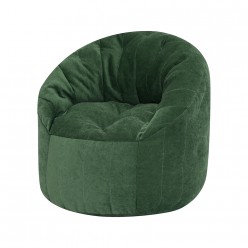 Кресло-мешок DreamBag Пенек Детский микровельвет зеленый