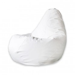 Кресло-мешок DreamBag L экокожа белый