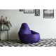 Кресло-мешок DreamBag L экокожа фиолетовый