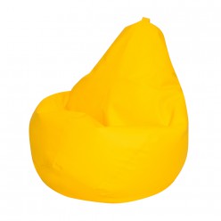 Кресло-мешок DreamBag L экокожа желтый