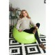 Кресло-мешок DreamBag L экокожа салатовый