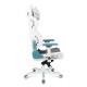 Кресло геймерское DXRacer AIR/D7200/WQG сетка белый/серый/голубой