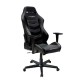 Кресло геймерское DXRacer OH/DM166/N поливинилхлорид/кожа черный