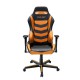 Кресло геймерское DXRacer OH/DM166/NO поливинилхлорид/кожа черный/оранжевый