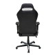 Кресло геймерское DXRacer OH/DM166/NW поливинилхлорид/кожа белый/черный