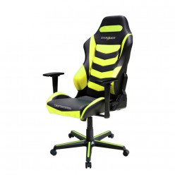 Кресло геймерское DXRacer OH/DM166/NY поливинилхлорид/кожа черный/желтый