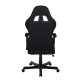 Кресло геймерское DXRacer OH/FD101/N ткань/кожа черный