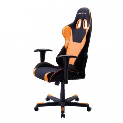 Кресло геймерское DXRacer OH/FD101/NO ткань/кожа черный/оранжевый