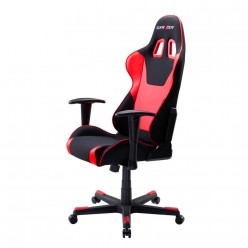 Кресло геймерское DXRacer OH/FD101/NR ткань/кожа черный/красный