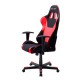 Кресло геймерское DXRacer OH/FD101/NR ткань/кожа черный/красный