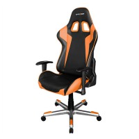 Кресло геймерское DXRacer OH/FE00/NO поливинилхлорид/кожа черный/оранжевый