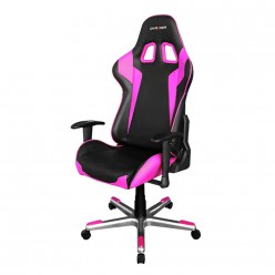 Кресло геймерское DXRacer OH/FE00/NP поливинилхлорид/кожа черный/розовый