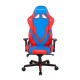 Кресло геймерское DXRacer OH/G8100/BR кожа красный/синий