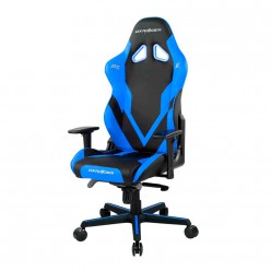 Кресло геймерское DXRacer OH/G8100/NB кожа черный/синий