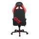 Кресло геймерское DXRacer OH/G8100/NR кожа черный/красный