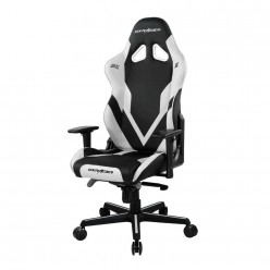 Кресло геймерское DXRacer OH/G8100/NW кожа белый/черный