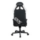 Кресло геймерское DXRacer OH/G8100/NW кожа белый/черный