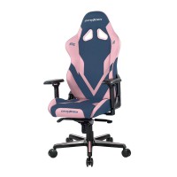 Кресло геймерское DXRacer OH/G8200/BP кожа синий/розовый