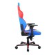 Кресло геймерское DXRacer OH/G8200/BR кожа красный/синий