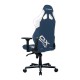 Кресло геймерское DXRacer OH/G8200/BW кожа белый/синий