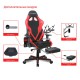 Кресло геймерское DXRacer OH/G8200/NR кожа черный/красный