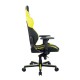Кресло геймерское DXRacer OH/G8200/NY кожа черный/желтый
