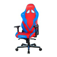Кресло геймерское DXRacer OH/G8200/RB кожа красный/синий