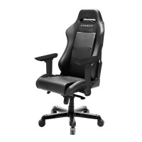 Кресло геймерское DXRacer OH/IS03/N кожа черный