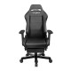 Кресло геймерское DXRacer OH/IS03/N/FT кожа черный