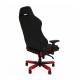 Кресло геймерское DXRacer OH/IS03/NR кожа черный/красный