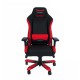 Кресло геймерское DXRacer OH/IS03/NR кожа черный/красный