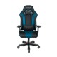 Кресло геймерское DXRacer OH/K99/NB кожа черный/синий