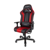 Кресло геймерское DXRacer OH/K99/NR кожа черный/красный