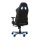 Кресло геймерское DXRacer OH/KS06/NB поливинилхлорид/кожа черный/синий