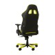 Кресло геймерское DXRacer OH/KS06/NY поливинилхлорид/кожа черный/желтый