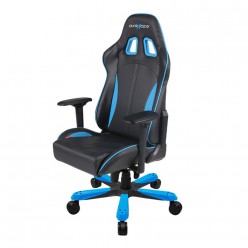 Кресло геймерское DXRacer OH/KS57/NB поливинилхлорид/кожа черный/синий