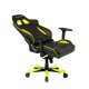 Кресло геймерское DXRacer OH/KS57/NY поливинилхлорид/кожа черный/желтый