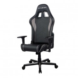 Кресло геймерское DXRacer OH/P08/NG кожа черный/серый