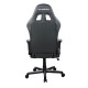 Кресло геймерское DXRacer OH/P08/NG кожа черный/серый