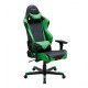 Кресло геймерское DXRacer OH/RE0/NE кожа черный/зеленый