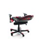 Кресло геймерское DXRacer OH/RE0/NR кожа черный/красный